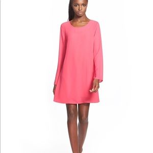 Leith Pink Long‎ Sleeve Dress